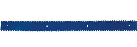 BLUE SQUEEGEE BLADE 24", TRIANGULAR SERRATIONS 3MM - 6MM
