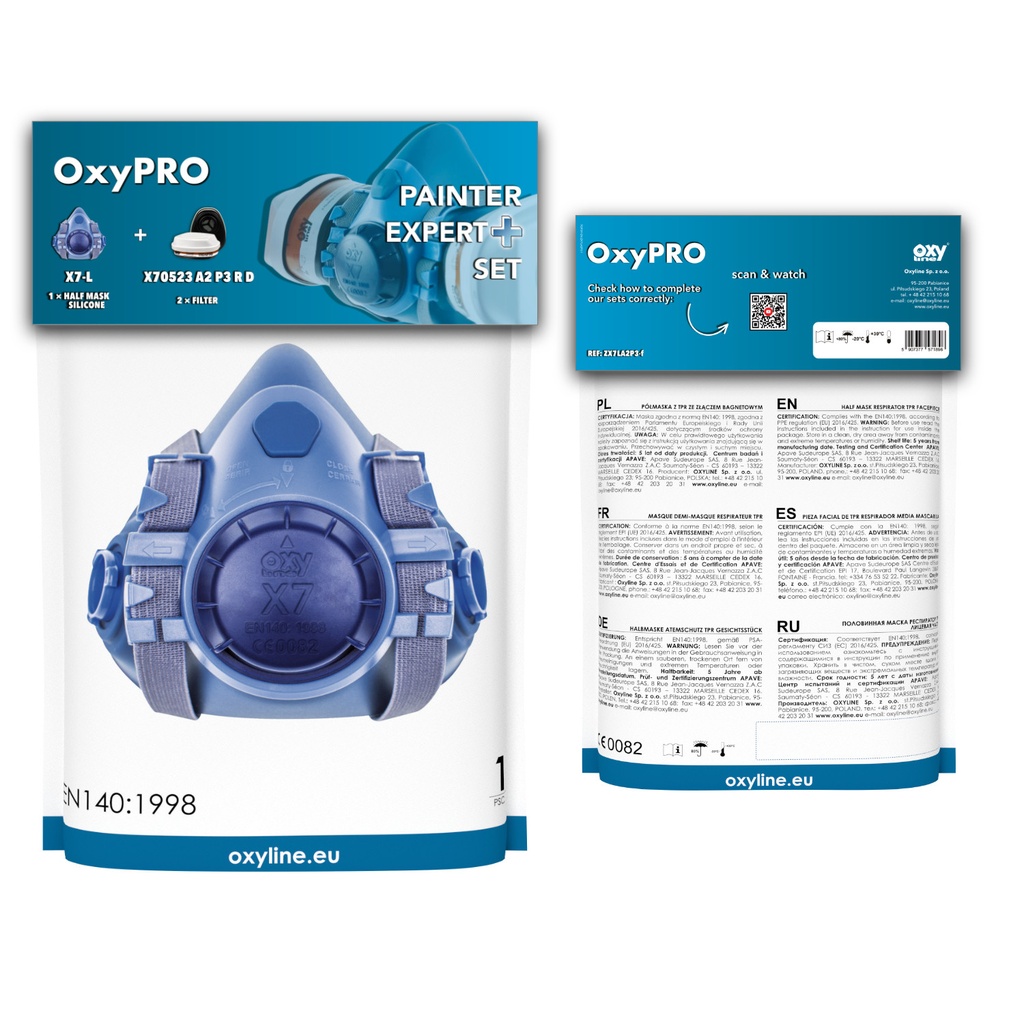 OxyPro Painter Expert+ Mask Set