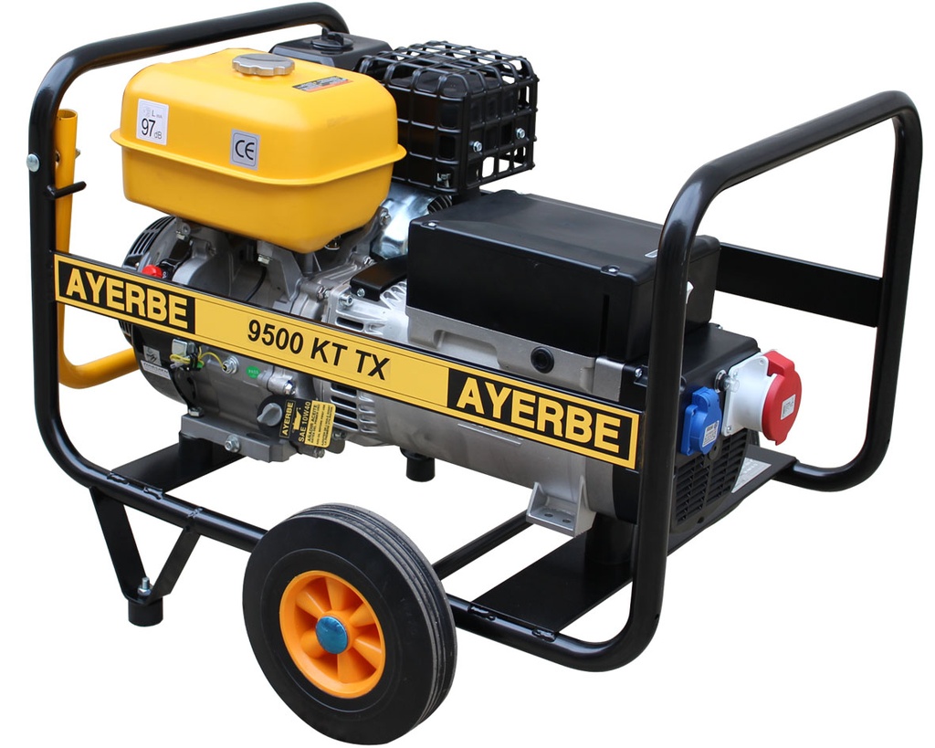 AYERBE 9500TX E 9.5KVa Three Phase Petrol Generator