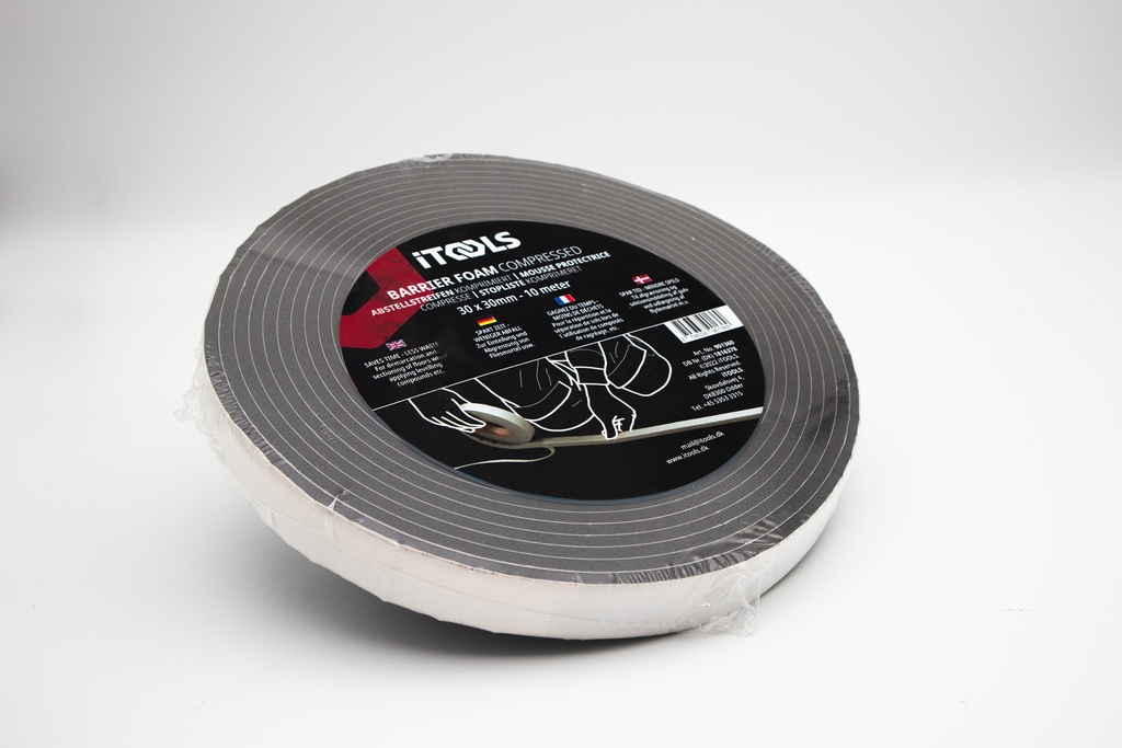 iTOOLS Barrier foam 30x30 mm, 10 m roll