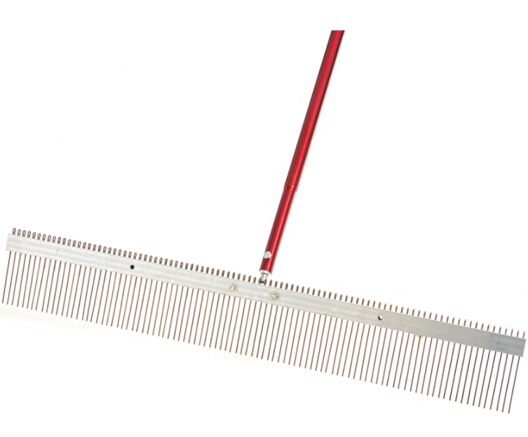 36"Flat Wire Broom Head & Adapter Teeth Space 1/2''