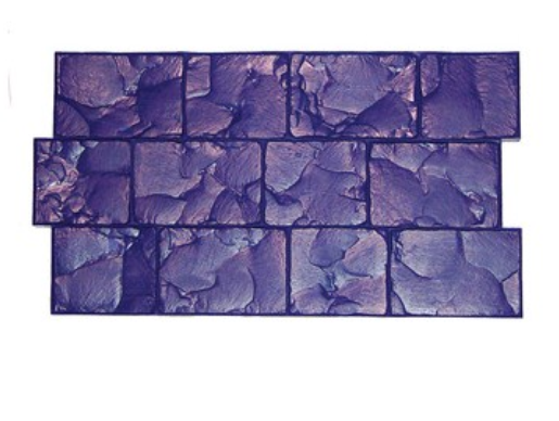 Urethane Imprint Concrete Mat London Cobblestone Texture 17''x30'' with Handle 