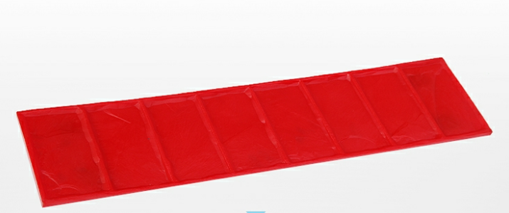 Urethane Imprint Concrete Mat Ashlar Cut Stone Border 8 1/2''x34'' With Handle 