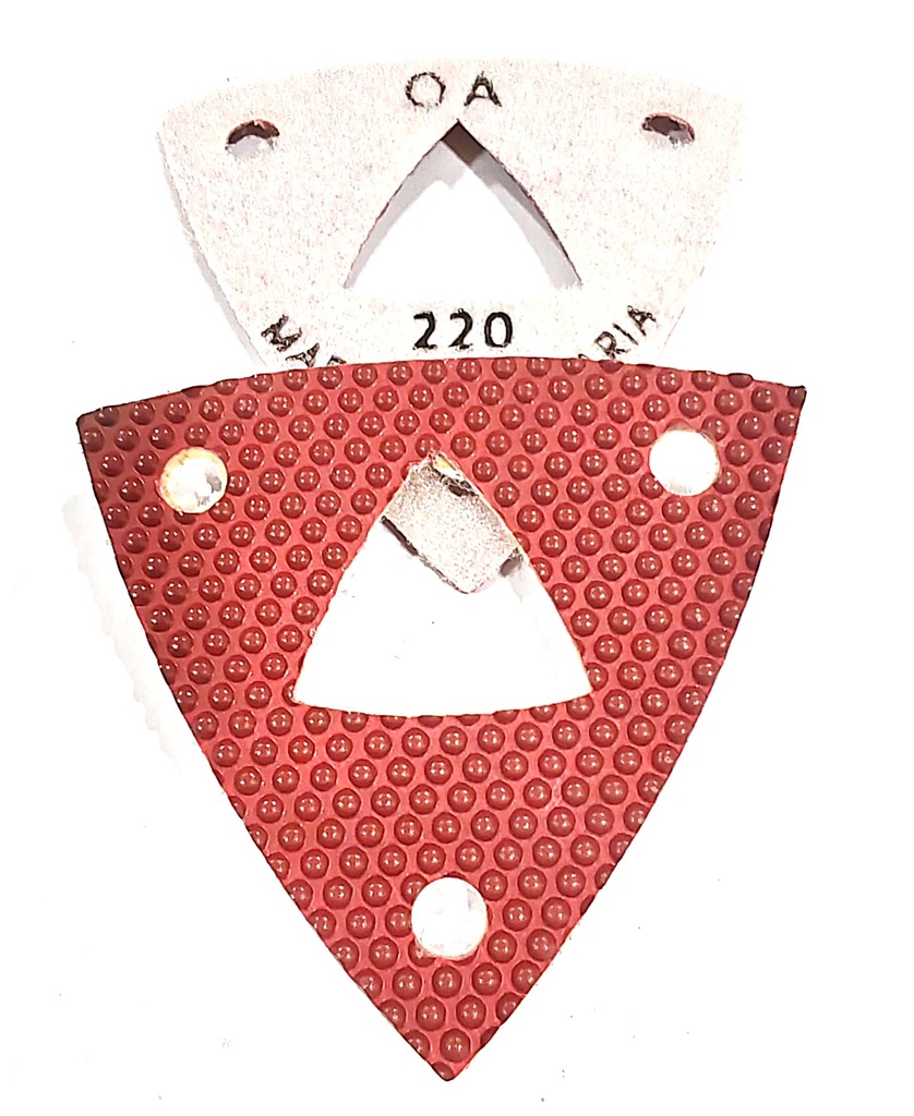 TRIANGLE-SHAPED CORNERPRO TOOL RESIN BOND VELCRO 